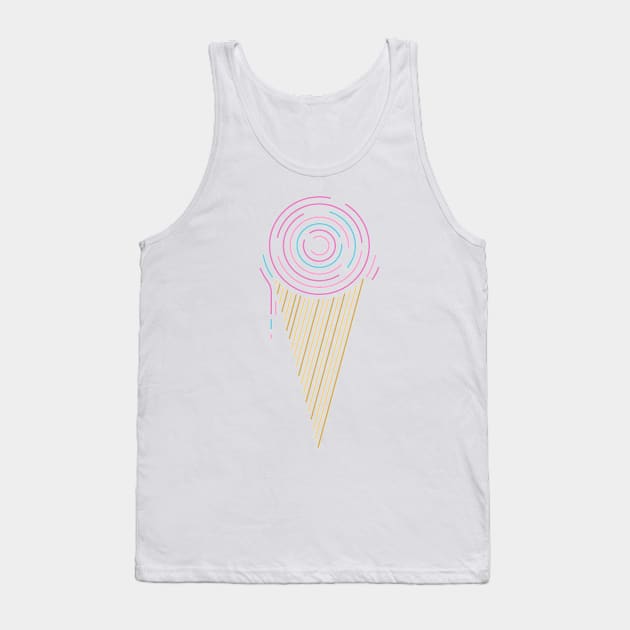 Circle Cone Tank Top by ccarretti